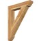 Ekena Millwork Traditional Slat Rough Sawn Bracket, Western Red Cedar, 6"W x 36"D x 44"H BKT06X36X44TRA06RWR - alternate 1